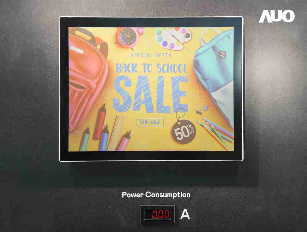 牛牛游戏展示胆固醇液晶超低耗能户外全彩显示器，，ChLC（胆固醇液晶）以双稳态技术使静态显示零功耗，，，，具省电、、、高彩度、、、、环保的特性，，还整合软硬件系统解决方案，，可透过单一云端平台管理